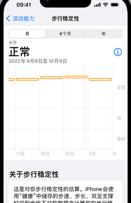 儋州iPhone手机维修如何在iPhone开启'步行稳定性通知'