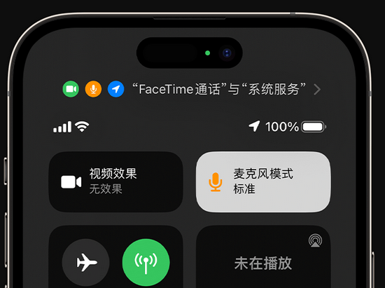 儋州苹果授权维修网点分享iPhone在通话时让你的声音更清晰 