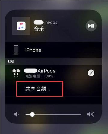 儋州苹果14音频维修点分享iPhone14音频共享设置方法 