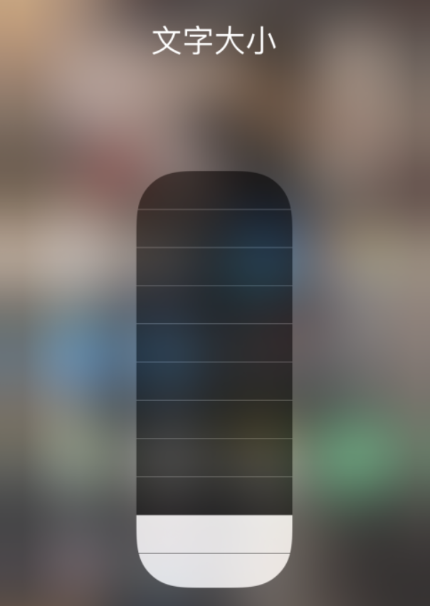 儋州苹果手机维修分享小技巧：在 iPhone 控制中心快速调节字体大小 