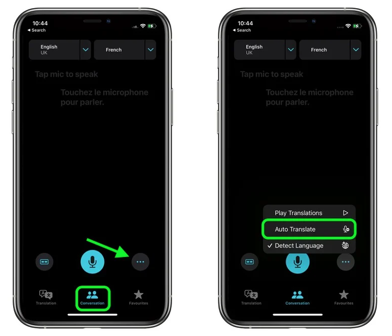 儋州苹果手机维修分享iOS 15 “翻译” App 新改进 